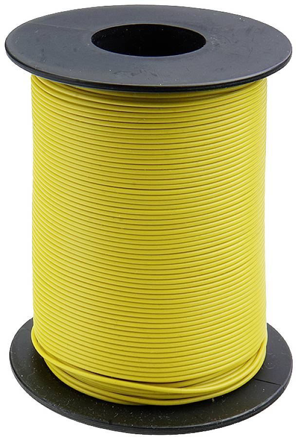 Donau Elektronik 125-S25-3 Litze 1 x 0.25mm² Gelb 25m