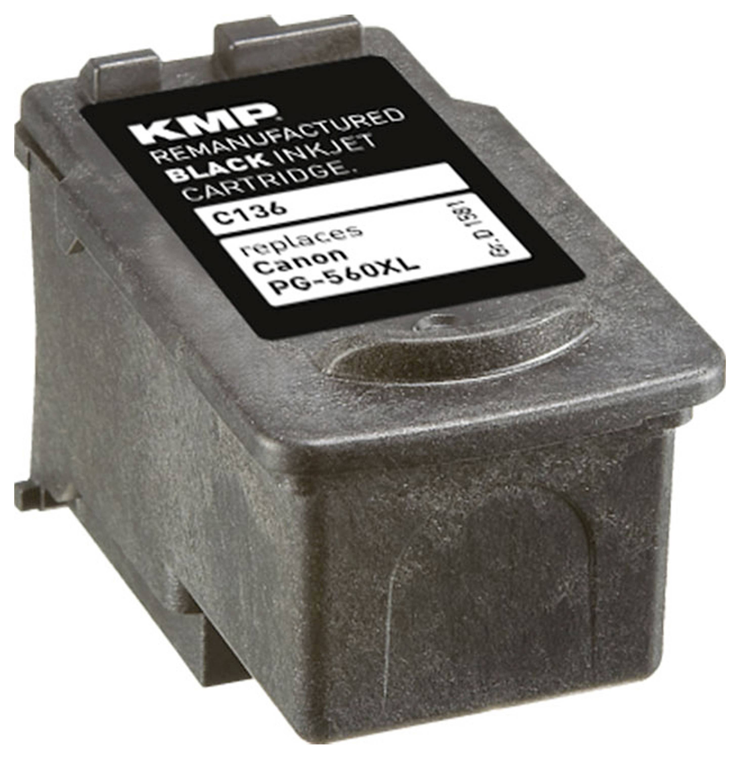 KMP Druckerpatrone ersetzt Canon PG-560 XL Kompatibel Schwarz C136 1581,4001
