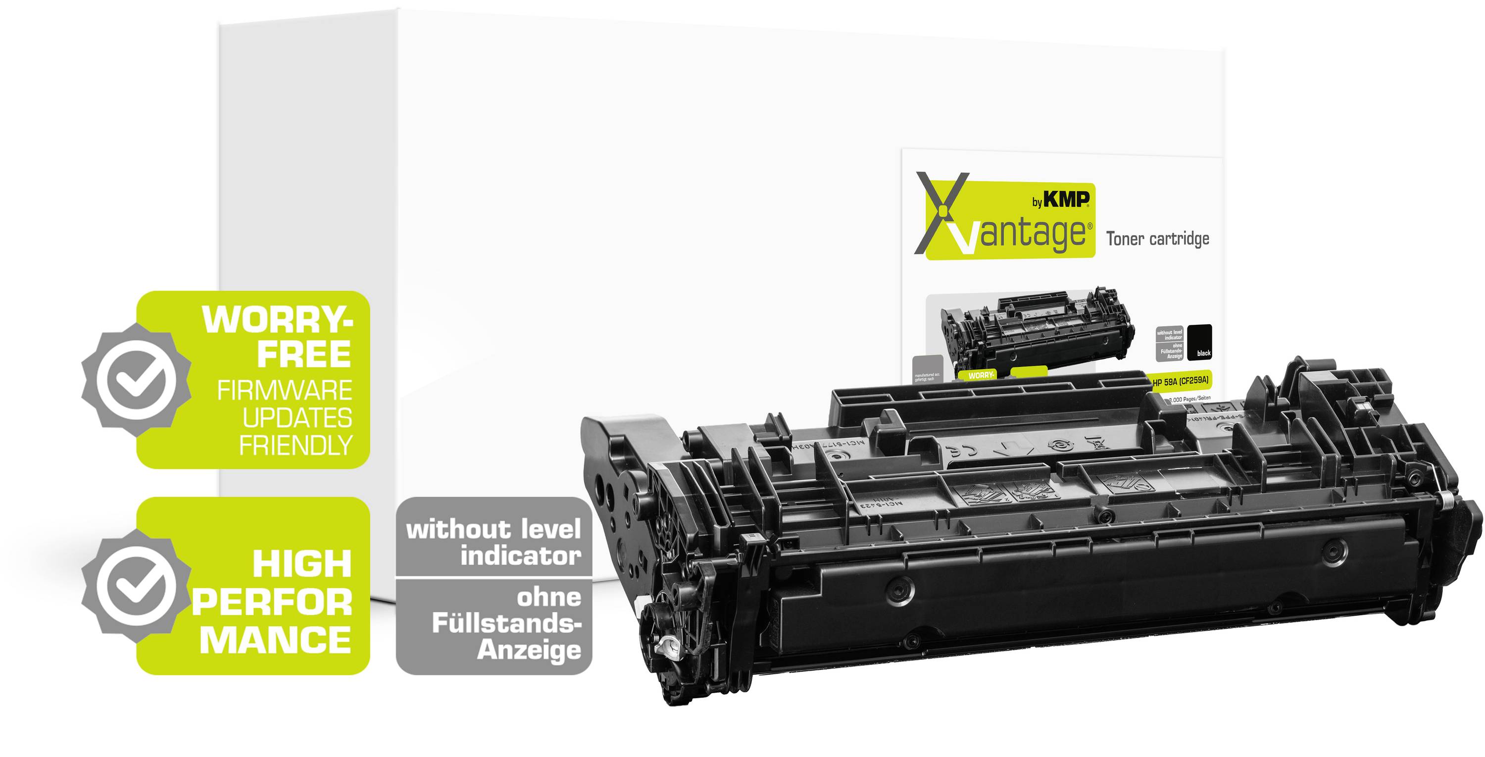 KMP Toner ersetzt HP 59 (CF259A) Kompatibel Schwarz 3000 Seiten Xvantage 2557,0080