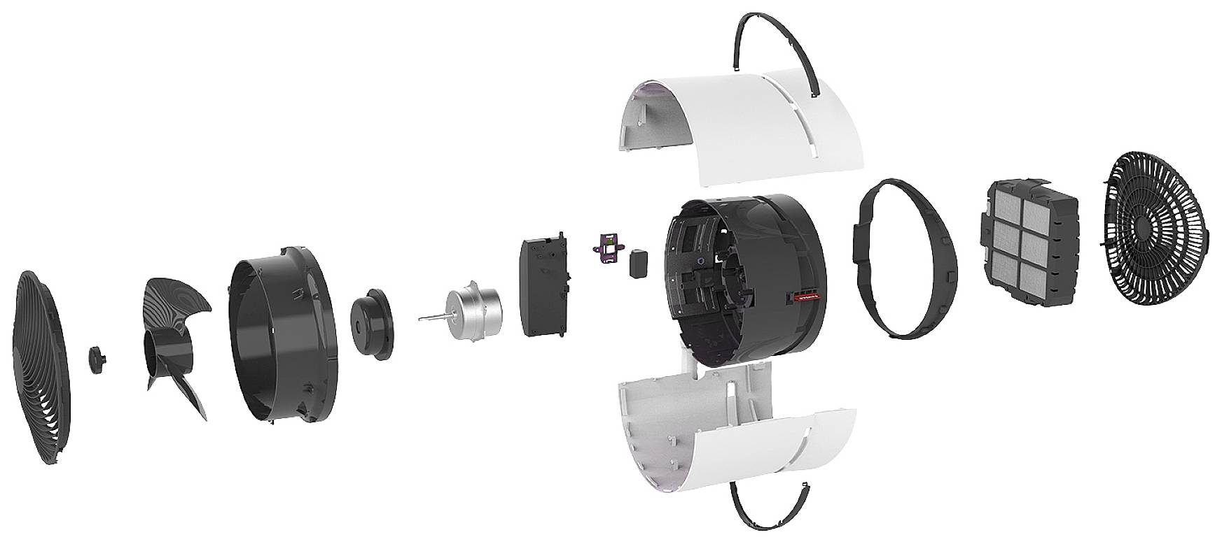 Boneco F220CC Air Shower F220CC Luftreiniger Weiß