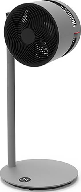 Boneco Air Shower F225 Standventilator 22W (L x B x H) 375 x 375 x 852mm Grau App gesteuert, Höhenverstellbar, LED-Display, Timer