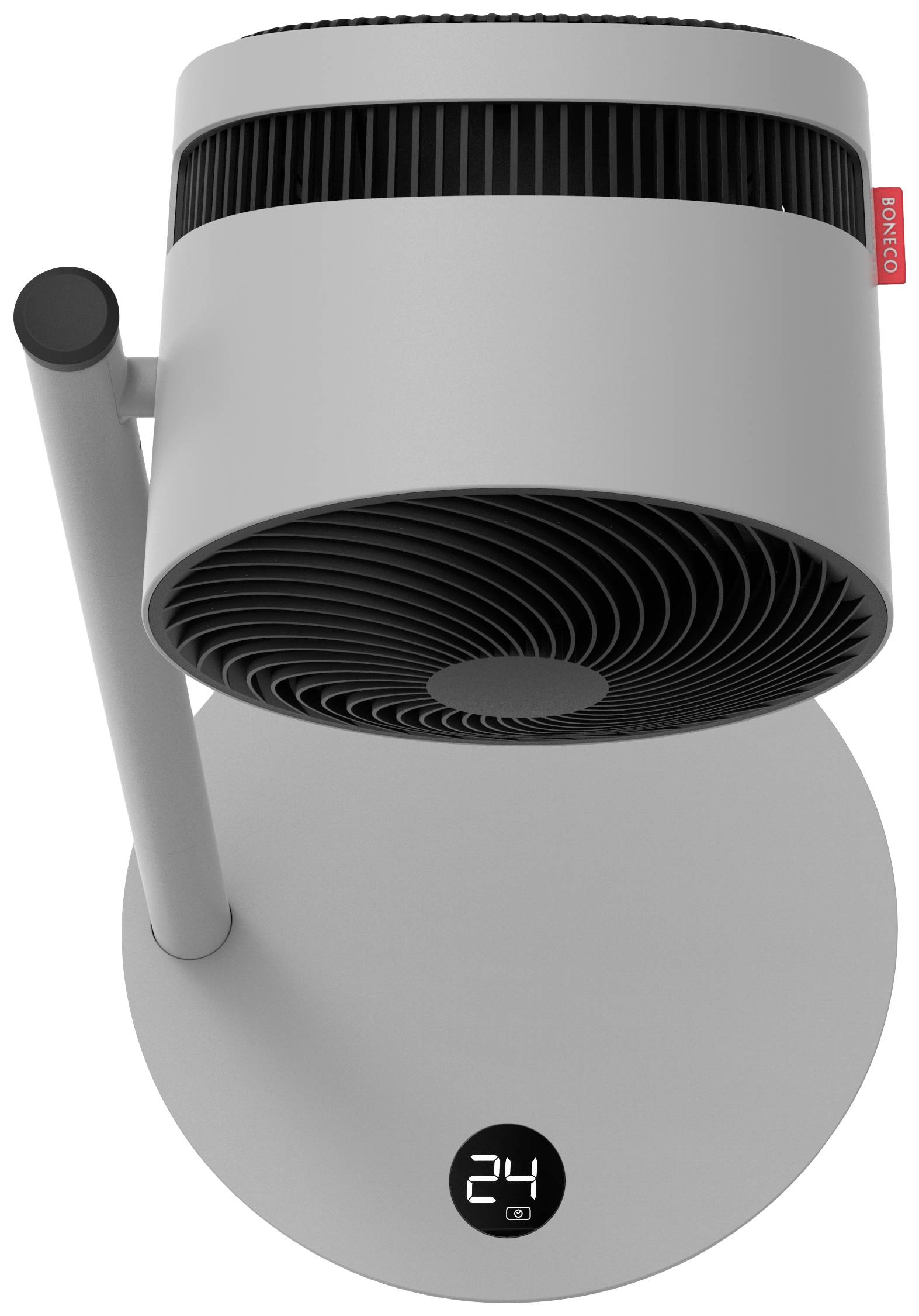 Boneco Air Shower F225 Standventilator 22W (L x B x H) 375 x 375 x 852mm Grau App gesteuert, Höhenverstellbar, LED-Display, Timer
