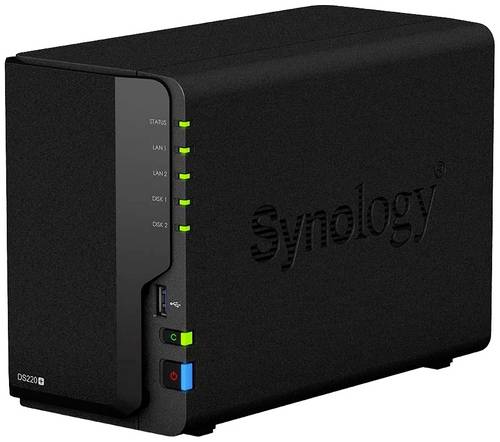 Synology NAS-Server (generalüberholt) (sehr gut) 8TB DS220+8TB RED DS220+8TB RED bestückt mit 2x 4