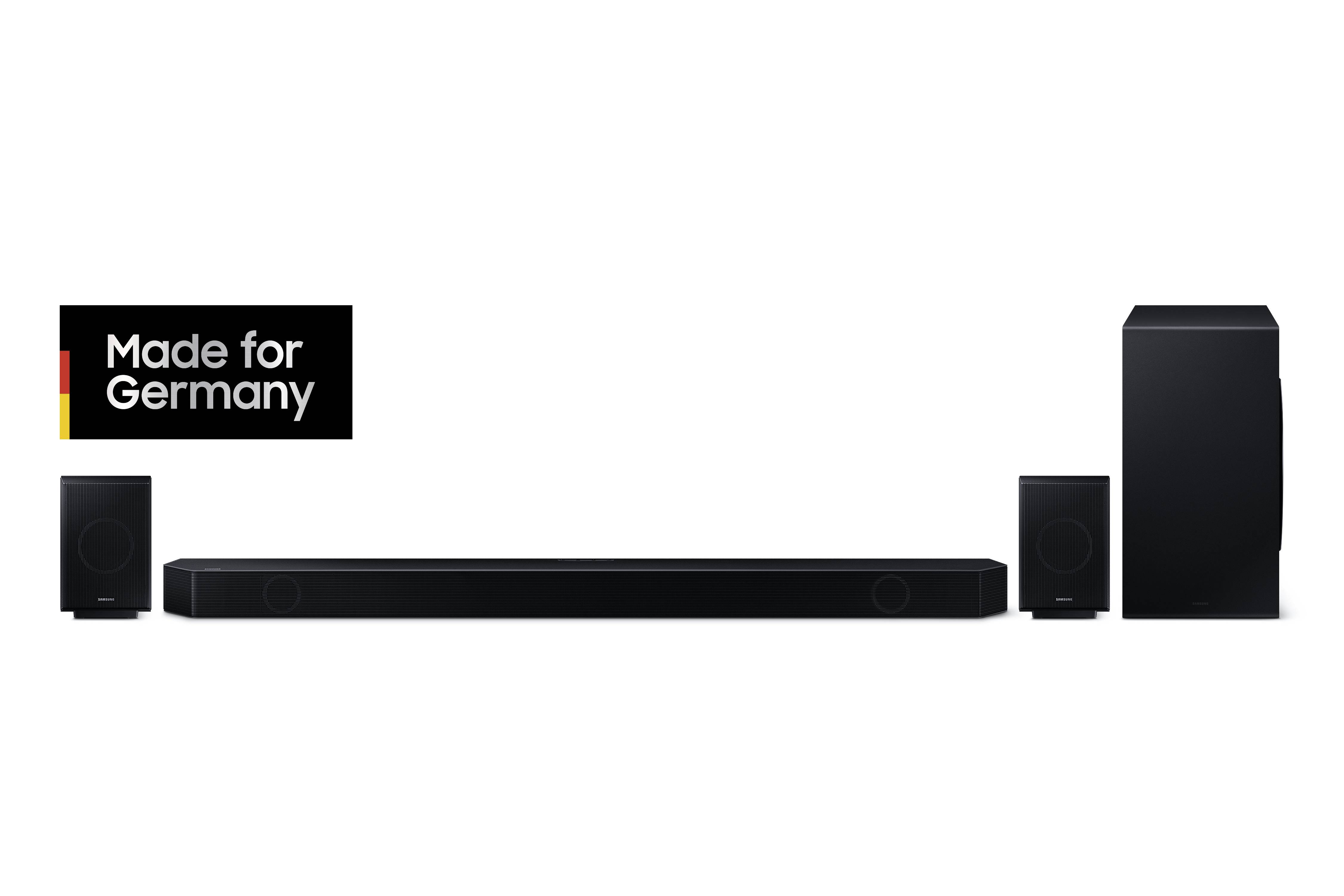 Samsung HW-Q995B Soundbar Schwarz Bluetooth®, Dolby Atmos®, inkl. kabellosem Subwoofer, WLAN