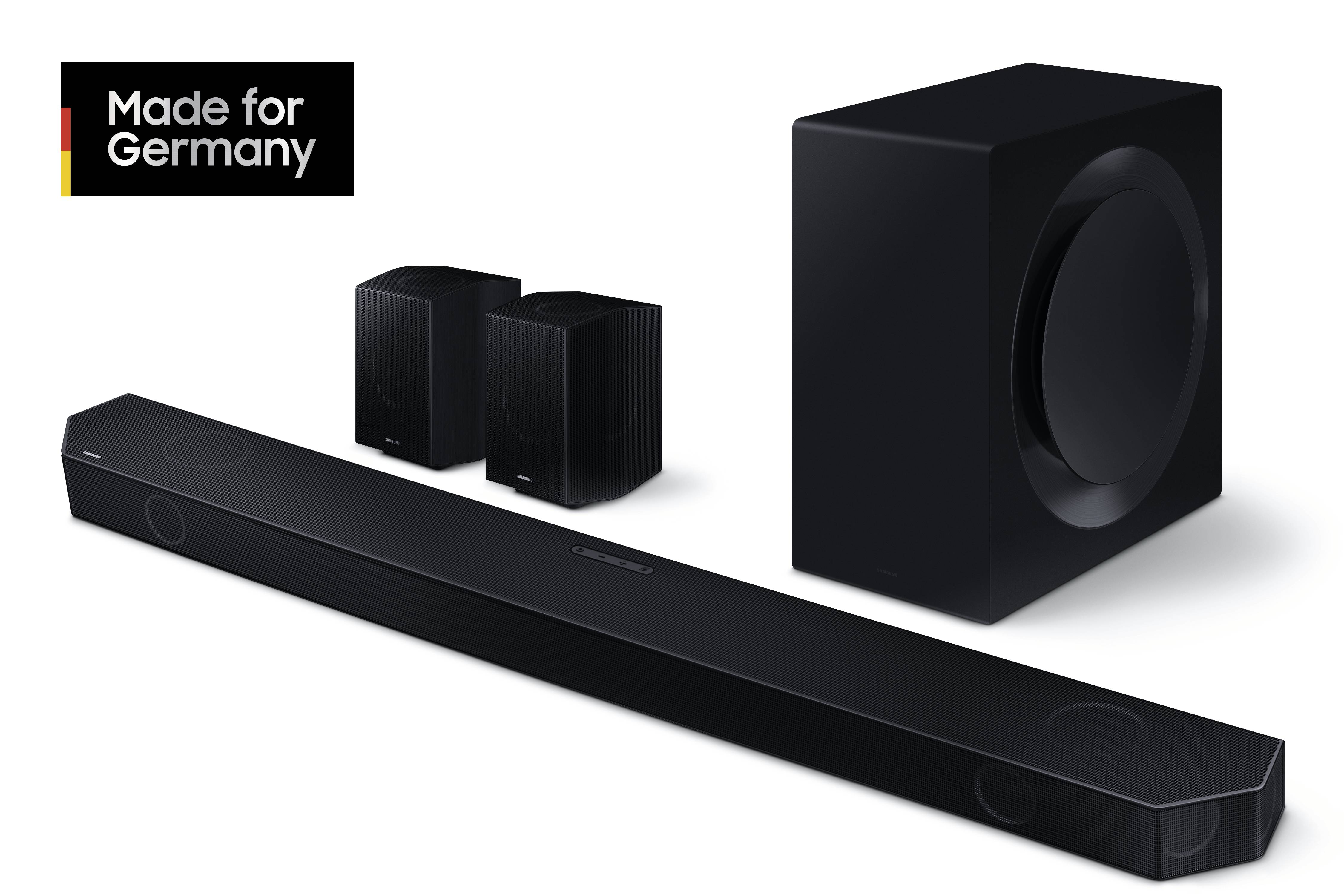 Samsung HW-Q995B Soundbar Schwarz Bluetooth®, Dolby Atmos®, inkl. kabellosem Subwoofer, WLAN