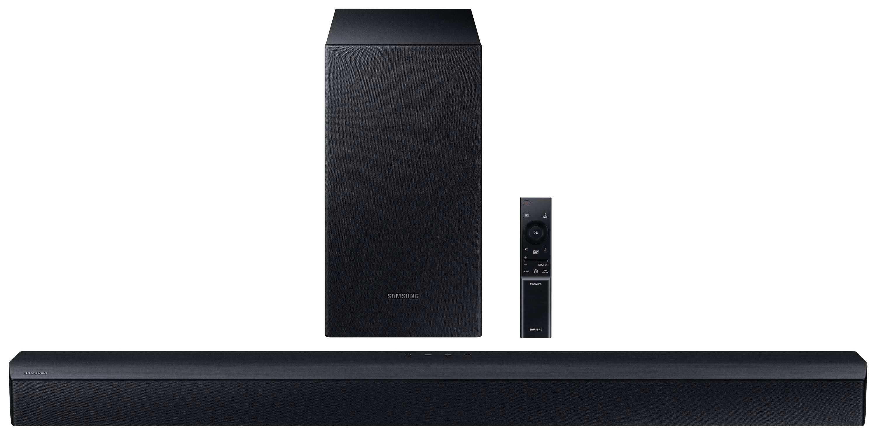 Samsung HW-B440 Soundbar Schwarz Bluetooth®, inkl. kabellosem Subwoofer, USB