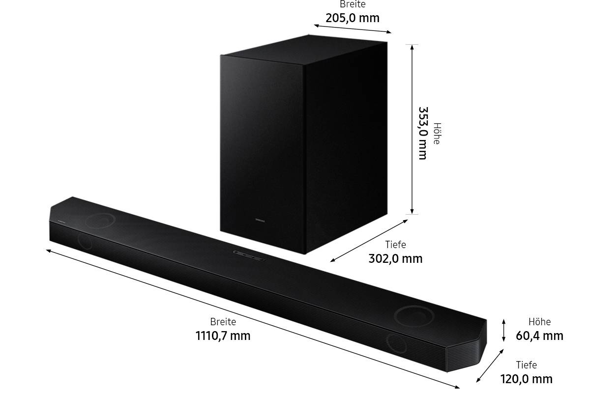 Samsung HW-Q710B Soundbar Schwarz Bluetooth®