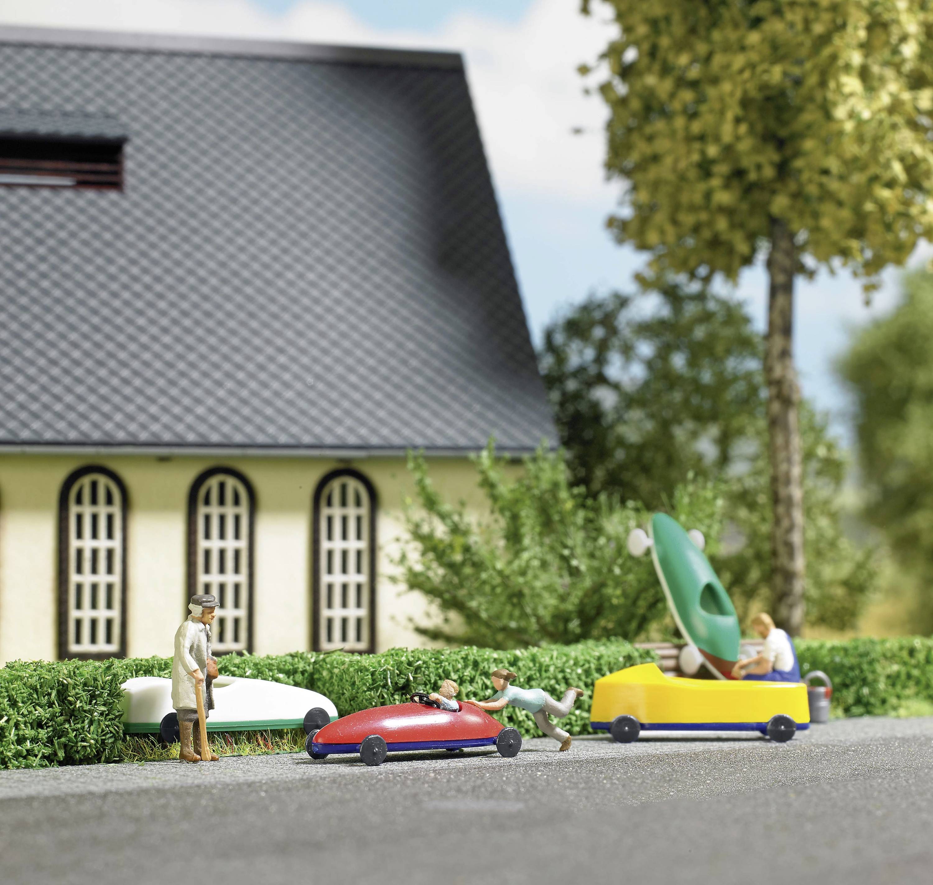 Busch 7944 H0 Action Set Seifenkistenfahrt