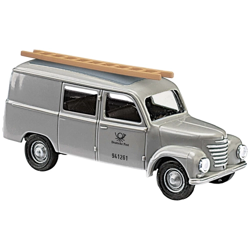 Busch 8666 TT PKW Modell Framo Halbbus Graue Post Busch 8666 TT PKW Modell Framo Halbbus Graue Post