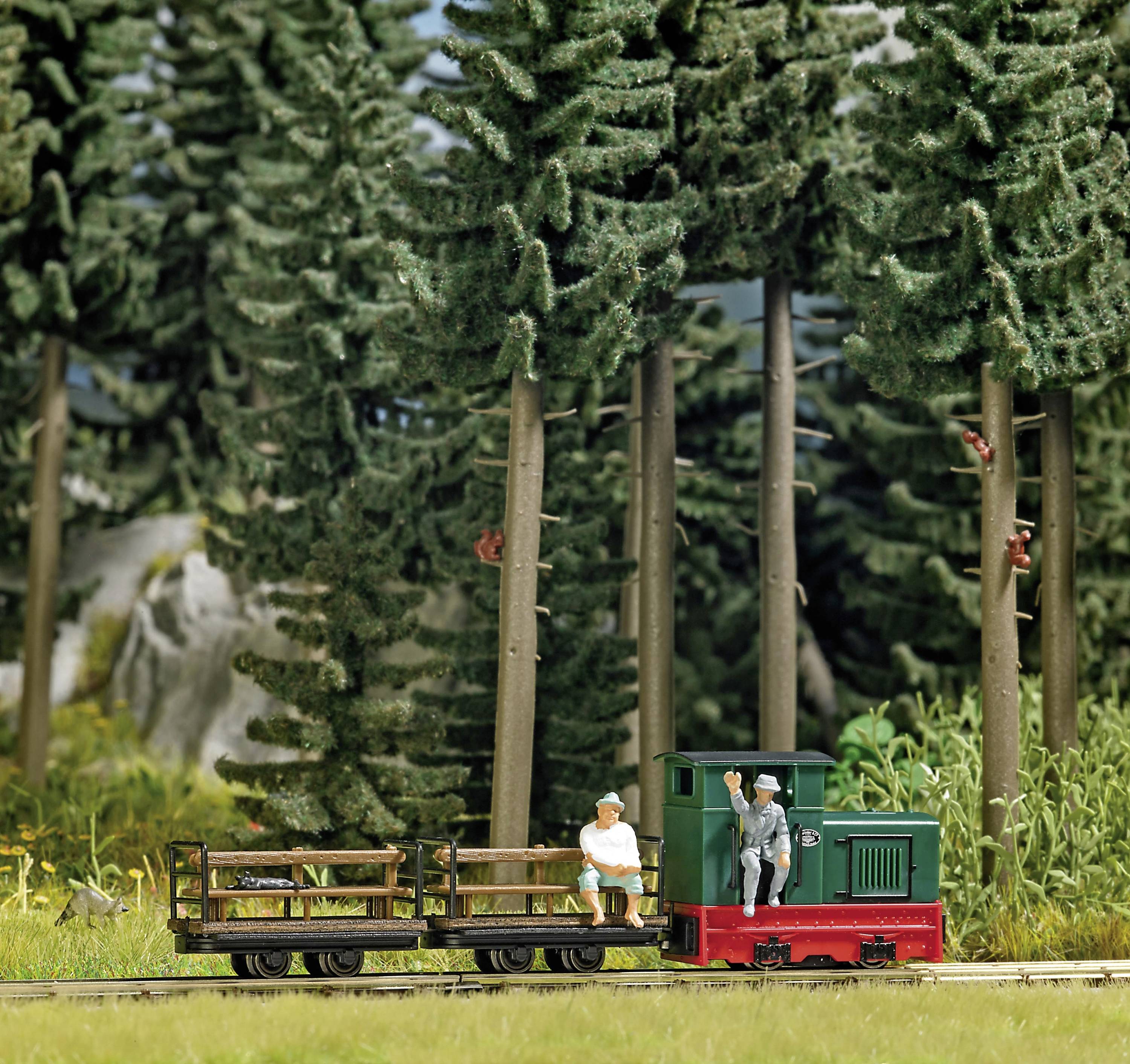 Busch Feldbahn 12015 H0f Feldbahn Start-Set Personentransport