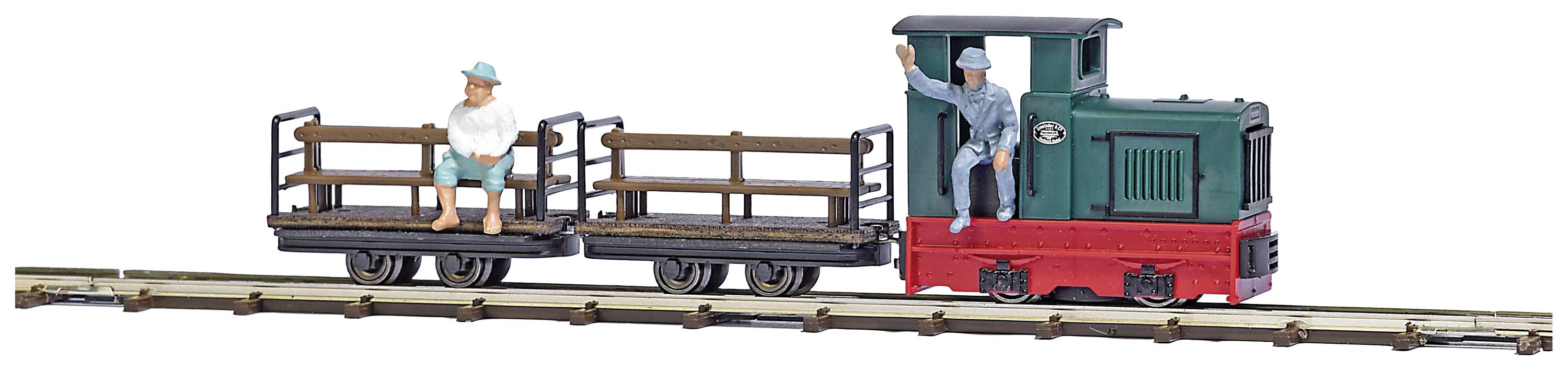 Busch Feldbahn 12015 H0f Feldbahn Start-Set Personentransport