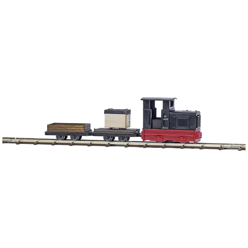 Busch Feldbahn 12016 H0f Feldbahn Start-Set Gütertransport Busch Feldbahn 12016 H0f Feldbahn Start-Set Gütertransport
