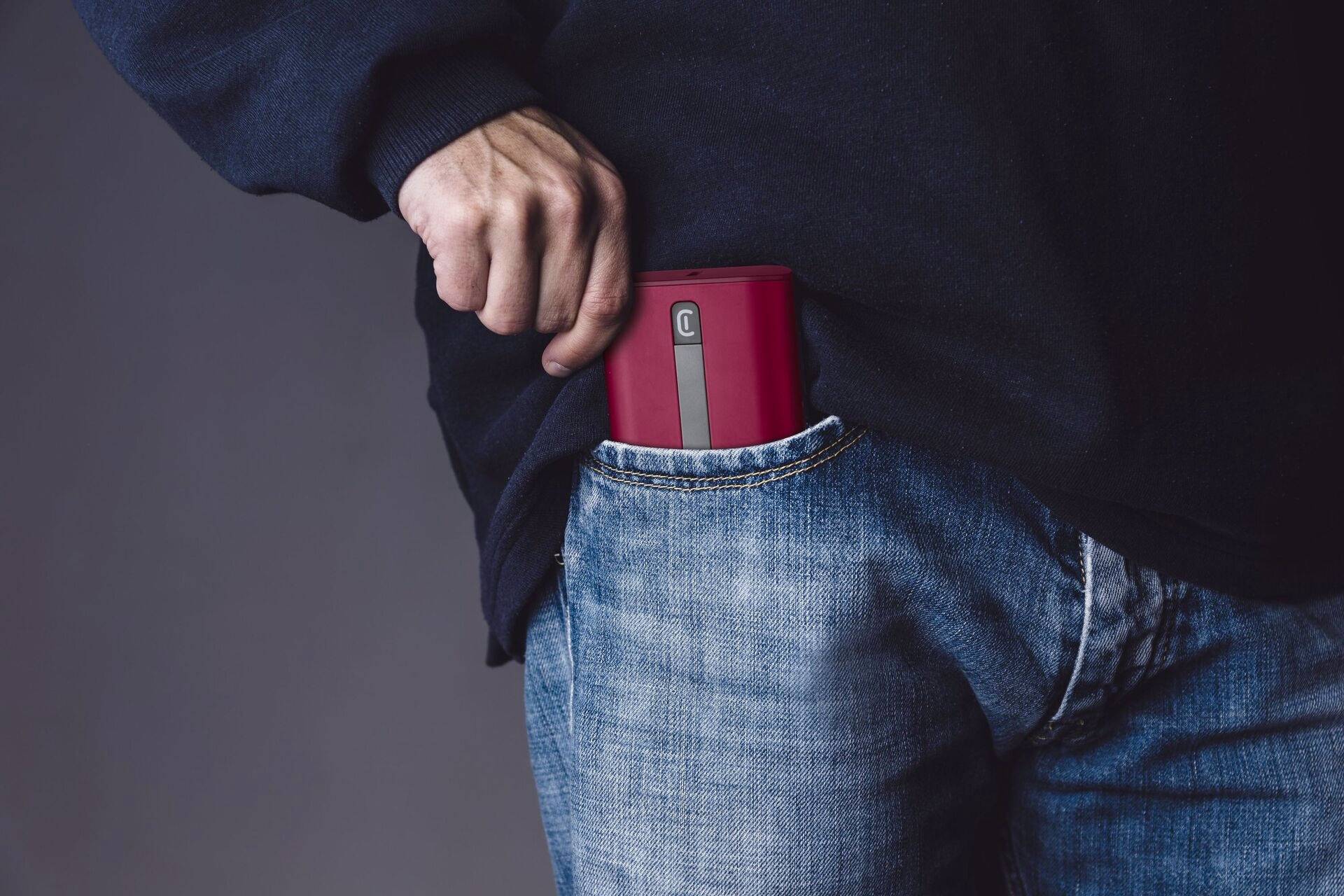 Cellularline Thunder Powerbank 10000 mAh USB PD Li-Ion Rot