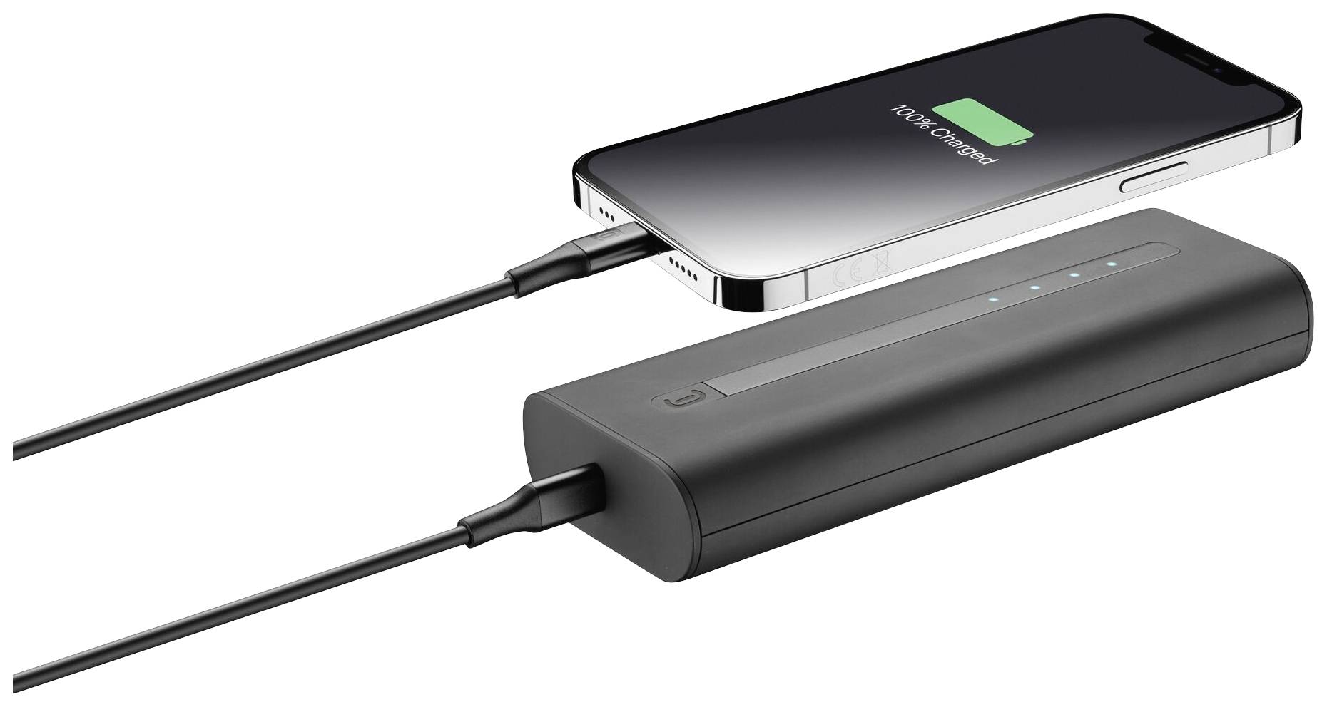 Cellularline Thunder Powerbank 20000 mAh USB PD Li-Ion Schwarz