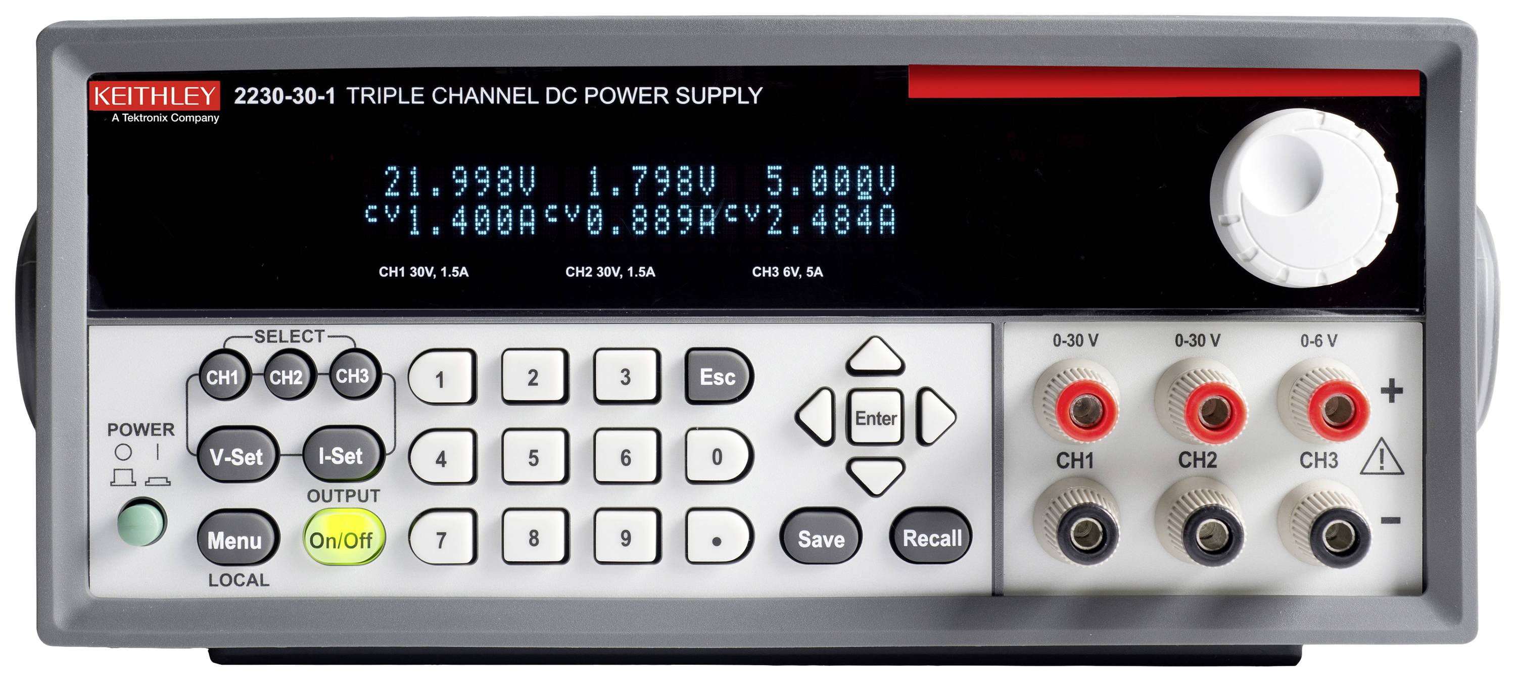Keithley 2230-60-3 Labornetzgerät, einstellbar 0 - 60 V/DC 0 - 3 A 375 W Anzahl Ausgänge 3 x