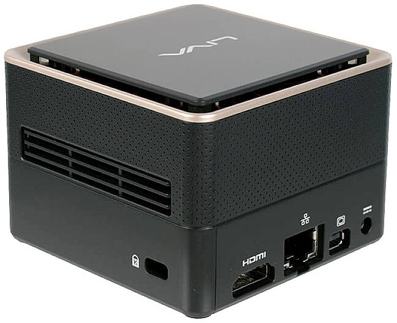 ECS Elitegroup Mini PC LIVA Q3 Plus AMD Ryzen Embedded V1605B 3.6 GHz 8 GB RAM 128 GB eMMC 95-677-MZ6A04