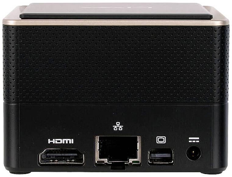 ECS Elitegroup Mini PC LIVA Q3 Plus AMD Ryzen Embedded V1605B 3.6 GHz 8 GB RAM 128 GB eMMC 95-677-MZ6A04
