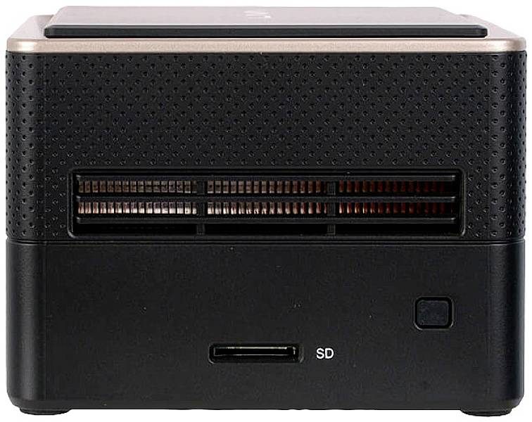 ECS Elitegroup Mini PC LIVA Q3 Plus AMD Ryzen Embedded V1605B 3.6 GHz 8 GB RAM 128 GB eMMC 95-677-MZ6A04