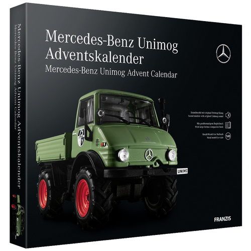 Franzis Verlag Mercedes-Benz Unimog kit à monter, électronique, technique Calendrier de l'Avent