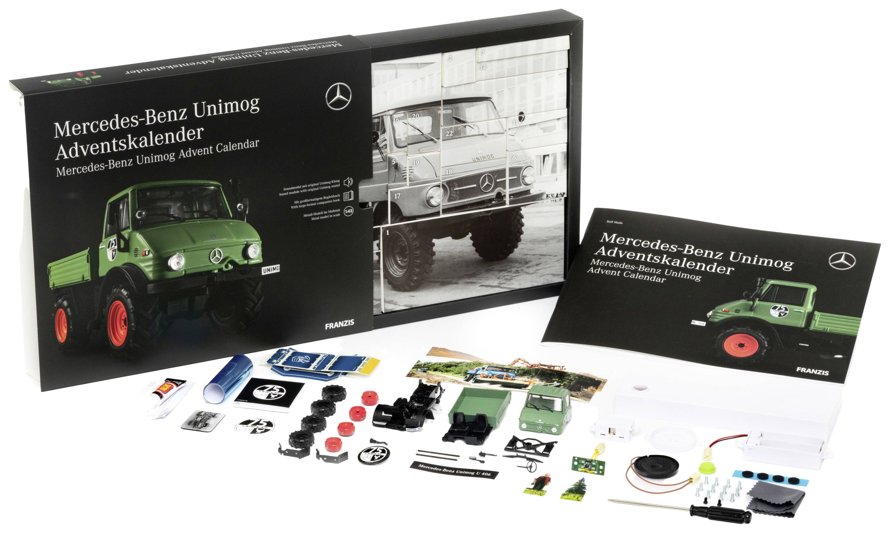 Franzis Verlag Mercedes-Benz Unimog Mercedes-Benz Unimog Bausätze, Elektronik, Technik Adventskalender