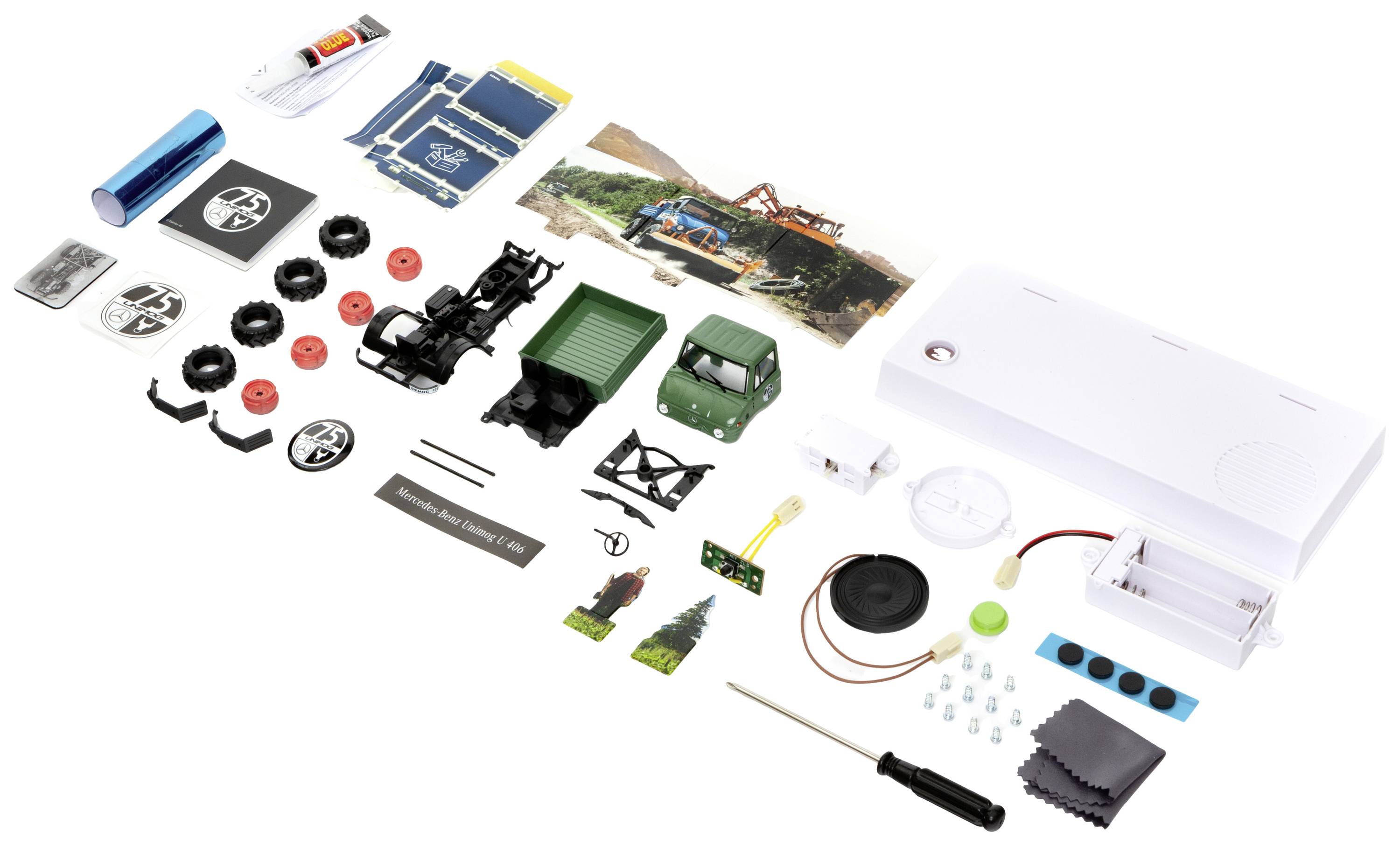 Franzis Verlag Mercedes-Benz Unimog Mercedes-Benz Unimog Bausätze, Elektronik, Technik Adventskalender Altersklasse ab 14 Jahre