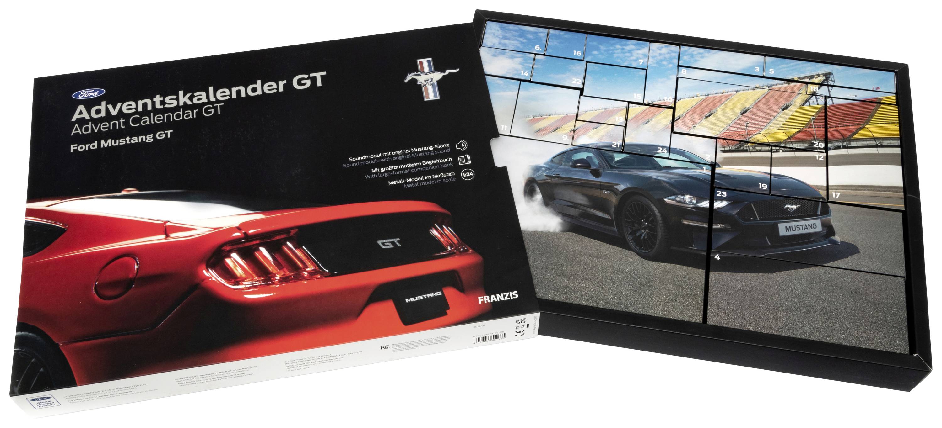 Franzis Verlag Ford Mustang Ford Mustang Bausätze, Elektronik, Technik Adventskalender Altersklasse ab 14 Jahre