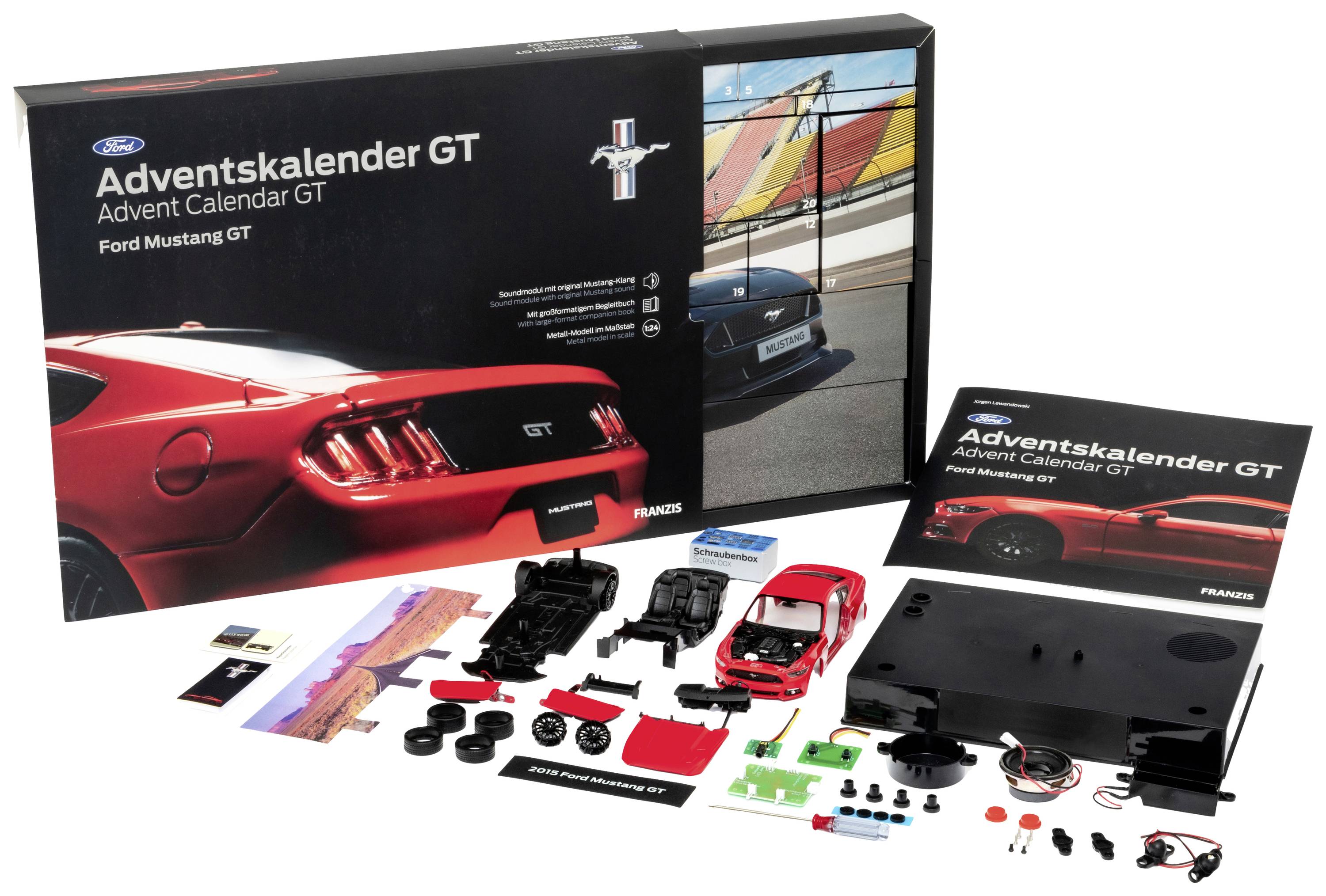 Franzis Verlag Ford Mustang Ford Mustang Bausätze, Elektronik, Technik Adventskalender Altersklasse ab 14 Jahre