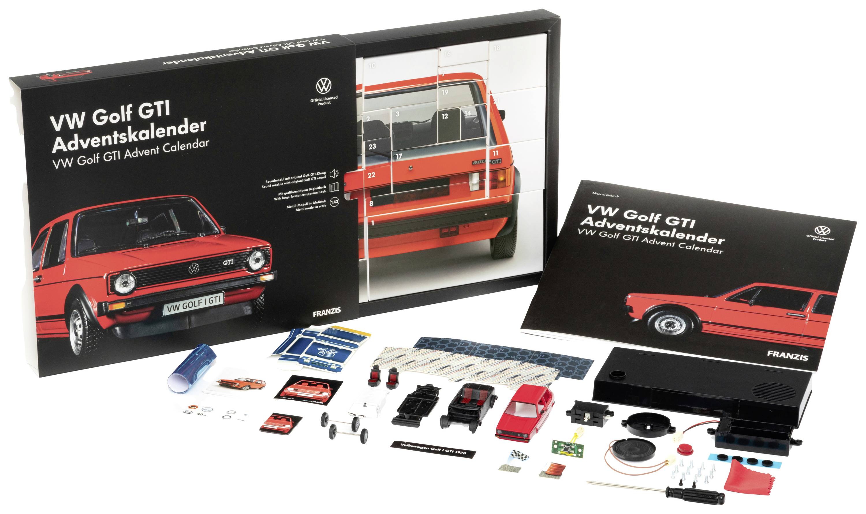 Franzis Verlag VW Golf GTI VW Golf GTI Bausätze, Elektronik, Technik Adventskalender Altersklasse ab 14 Jahre