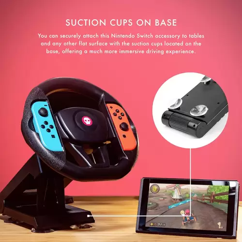 Numskull Joy Con Steering Wheel Table Attachment Lenkrad Nintendo Switch Schwarz Numskull Joy Con Steering Wheel Table Attachment Lenkrad Nintendo Switch Schwarz