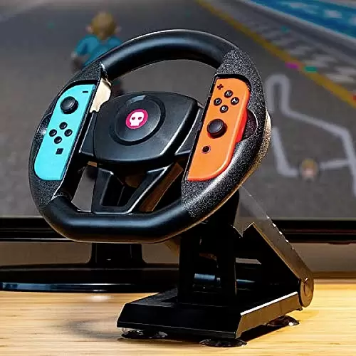 Numskull Joy Con Steering Wheel Table Attachment Lenkrad Nintendo Switch Schwarz Numskull Joy Con Steering Wheel Table Attachment Lenkrad Nintendo Switch Schwarz
