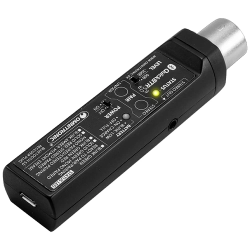 Omnitronic QuickBTR-5.0 XLR AptX Bluetooth® Musik-Empfänger Bluetooth Version: 5.0, A2DP 10 m aptX Omnitronic QuickBTR-5.0 XLR AptX Bluetooth® Musik-Empfänger Bluetooth Version: 5.0, A2DP 10 m aptX