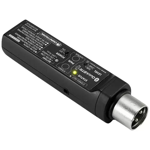 Omnitronic QuickBTR-5.0 XLR AptX Bluetooth® Musik-Empfänger Bluetooth Version: 5.0, A2DP 10 m aptX Omnitronic QuickBTR-5.0 XLR AptX Bluetooth® Musik-Empfänger Bluetooth Version: 5.0, A2DP 10 m aptX