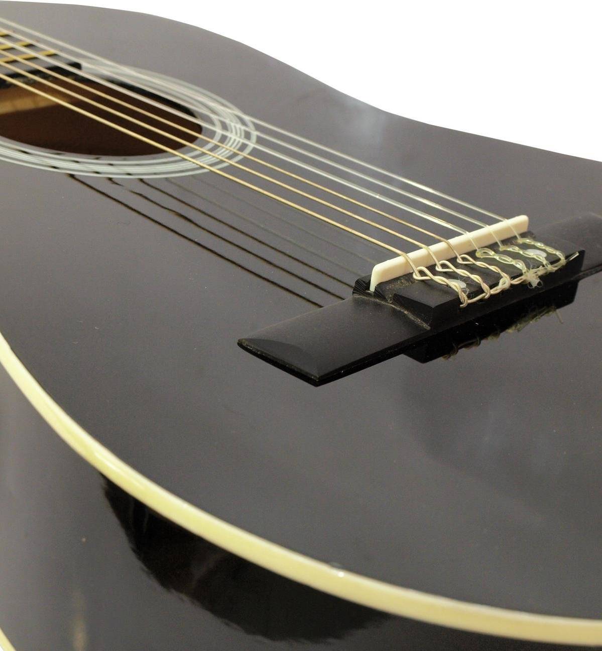 Dimavery AC-303 Konzertgitarre 1/2 Schwarz