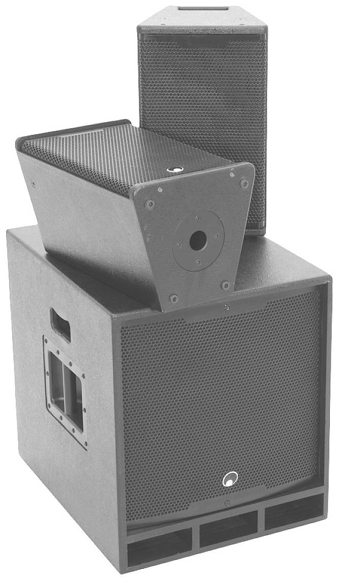 Omnitronic MAXX-1508DSP 2.1 Aktives PA-Lautsprecher-Set Bluetooth, inkl. Subwoofer