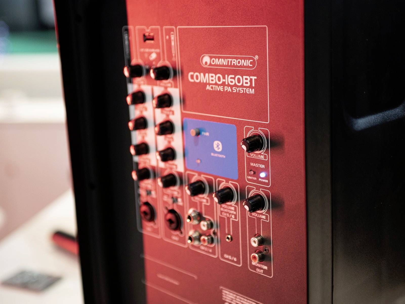 Omnitronic COMBO-160BT Aktives PA-Lautsprecher-Set Bluetooth