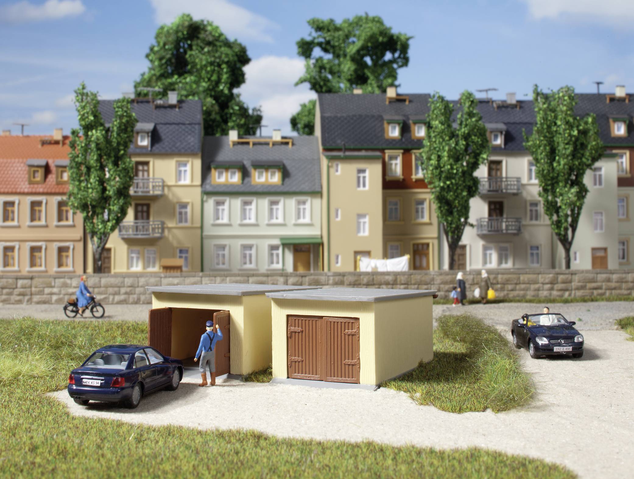 Auhagen 12341 H0/TT Garagen Bausatz