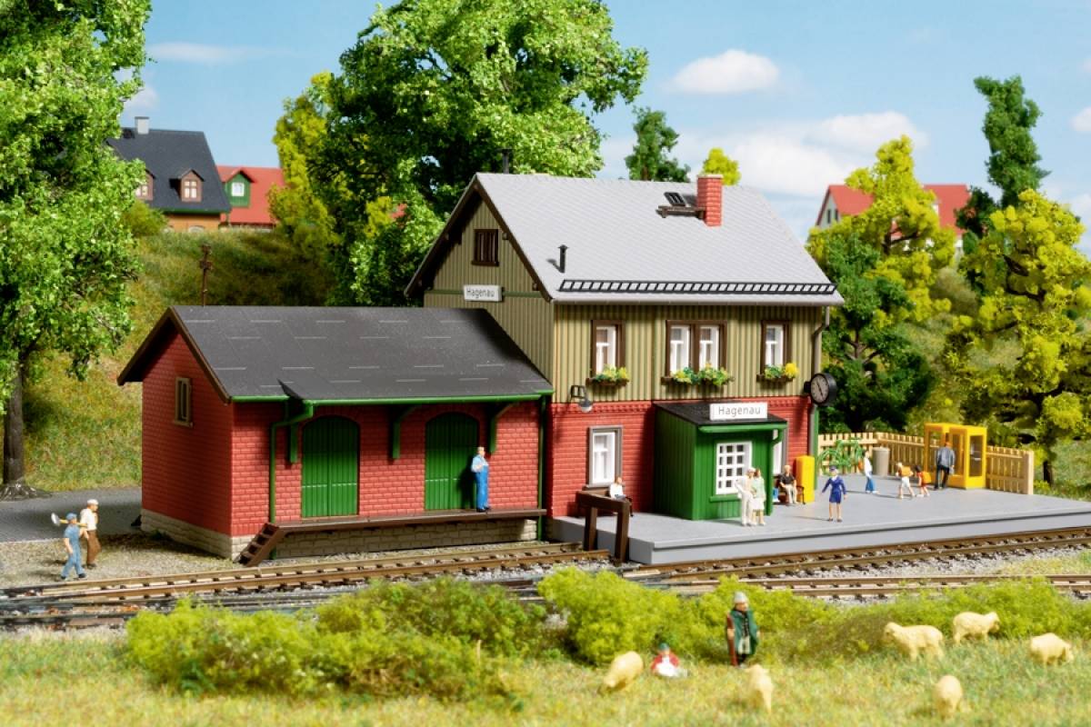 Auhagen 15306 TT Bahnhof Hagen Set
