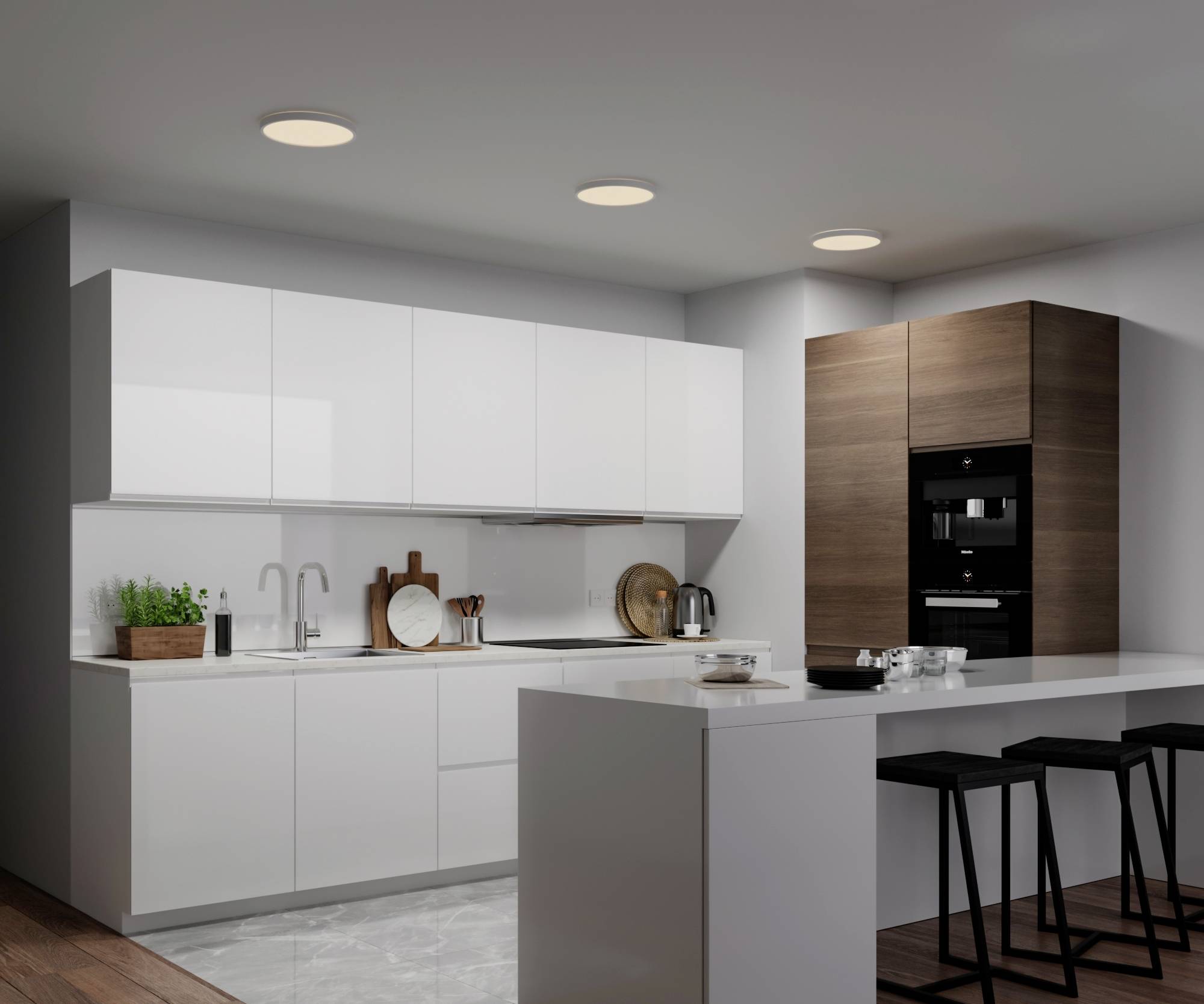 Nordlux 2015016101 Oja 29 LED-Deckenleuchte LED LED 14.5W Weiß