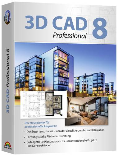 Ashampoo 81103 3D CAD 8 Professional Vollversion, 1 Lizenz CAD Software  - Onlineshop Voelkner
