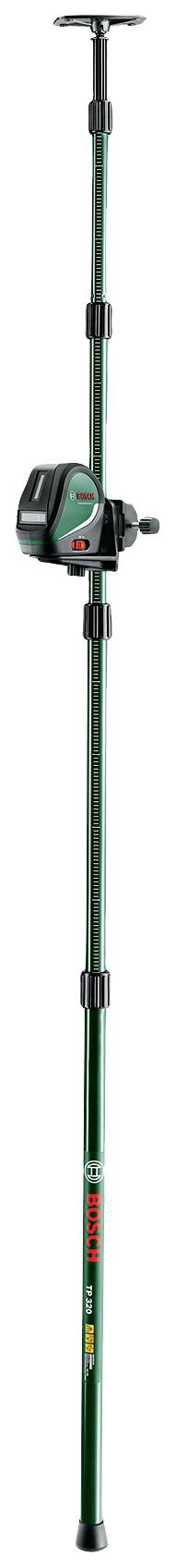 Bosch Home and Garden 0603693100920 Teleskopstativ 1/4" Höhe (max.)=3.2m Passend für (Marke-Nivelliergeräte) Bosch