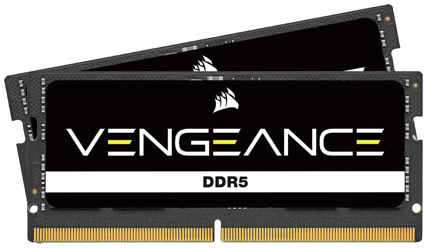 Corsair Vengeance Laptop-Arbeitsspeicher Kit DDR5 64 GB 2 x 32 GB 4800 MHz 262pin SO-DIMM CL40-40-40-77 CMSX64GX5M2A4800C40