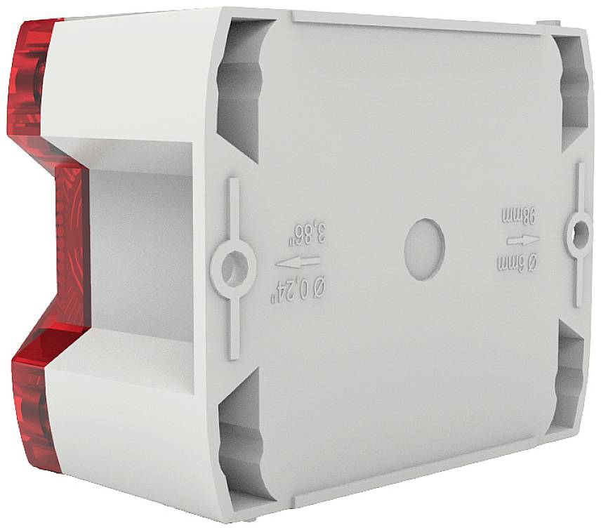 Pfannenberg Signalleuchte LED PY L-S 10-60 DC RD 7035 21513815055 Rot Blitzlicht, Dauerlicht, Blinklicht 24 V/DC