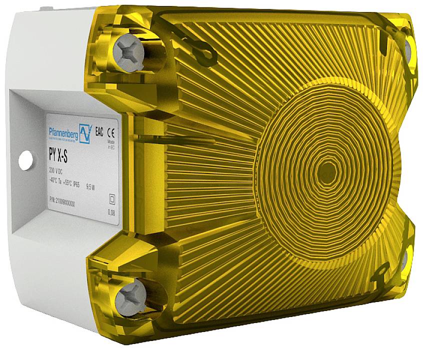 Pfannenberg Signalleuchte LED PY L-S 90-265 AC YE 7035 21513643055 Gelb Blitzlicht, Dauerlicht, Blinklicht 230 V/AC
