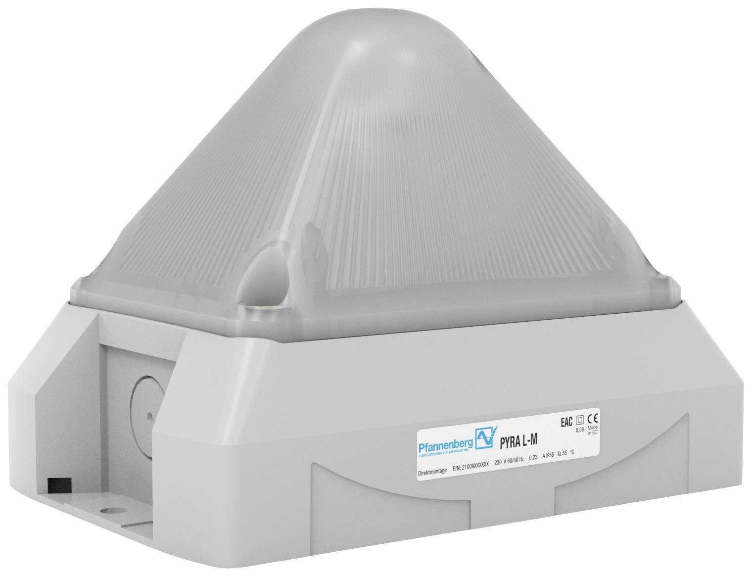 Pfannenberg Signalleuchte LED PY L-M 10-60 DC RGB 7035 21553818055 RGBW Dauerlicht, Blinklicht, Blitzlicht 24 V/DC