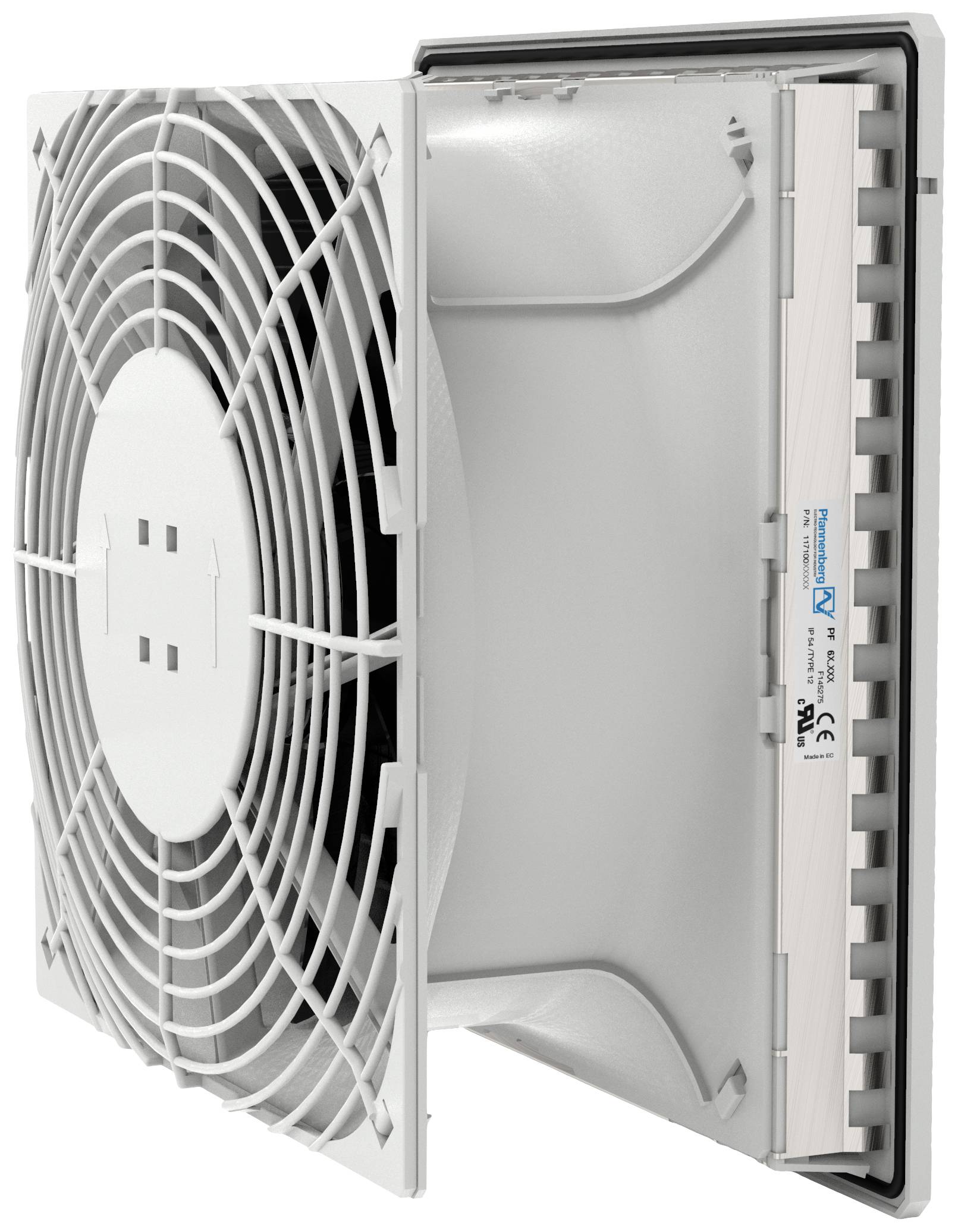 Pfannenberg PF 66000 230V 54 7035 EMC Filterlüfter 230 V/AC 120W (B x H x T) 320 x 320 x 157mm 1St.