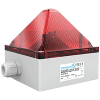 Pfannenberg Blitzleuchte LED QUADRO LED-HI-3G/3D LV RD 21108635009 Rot Blitzlicht 24 V/DC Pfannenberg Blitzleuchte LED QUADRO LED-HI-3G/3D LV RD 21108635009 Rot Blitzlicht 24 V/DC