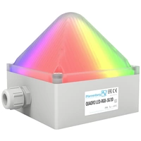 Pfannenberg Blitzleuchte LED QUADRO LED-RGB-3G/3D LV 21109638009 Weiß Blitzlicht 24 V/DC Pfannenberg Blitzleuchte LED QUADRO LED-RGB-3G/3D LV 21109638009 Weiß Blitzlicht 24 V/DC