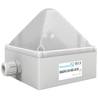 Pfannenberg Blitzleuchte LED QUADRO LED-RGB-3G/3D LV 21109638009 Weiß Blitzlicht 24 V/DC Pfannenberg Blitzleuchte LED QUADRO LED-RGB-3G/3D LV 21109638009 Weiß Blitzlicht 24 V/DC