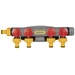 Hozelock 2150R0000 4-Wege-Verteiler 12 - 15 mm (1/2") Ø mit Regulierventil Hozelock 2150R0000 4-Wege-Verteiler 12 - 15 mm (1/2") Ø mit Regulierventil