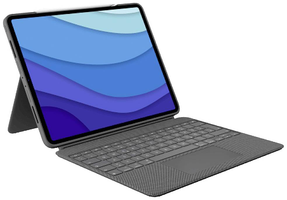 Logitech Combo Touch Tablet-Tastatur mit Hülle Passend für Marke (Tablet): Apple iPad Pro 12.9 (5. Generation), iPad Pro 12.9 (6. Generation)